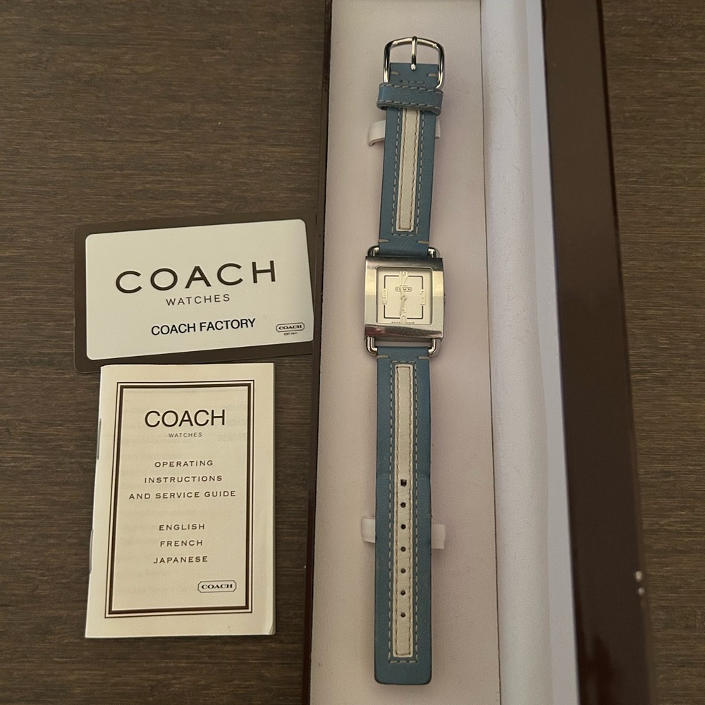 Vintage Coach Women’s Leather Band Watch